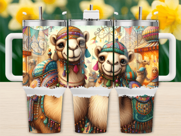 Boho Camel Couple: Graphics & Tumbler Wraps Review