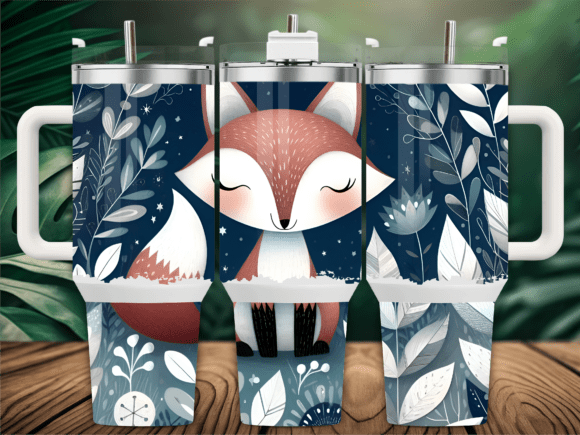 Cute Fox Leaves Stars Graphics: A Freebie for Publishers