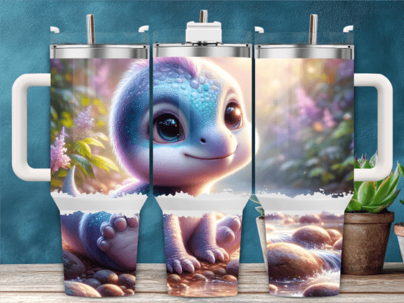 Dreamy Cute Dinosaur Forest Graphics Freebies