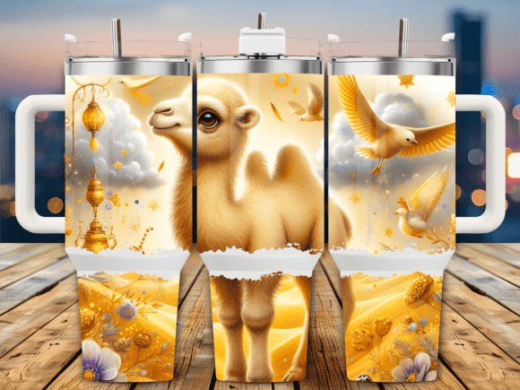 Golden Baby Camel Dream: Tumbler Wraps & Graphics Review