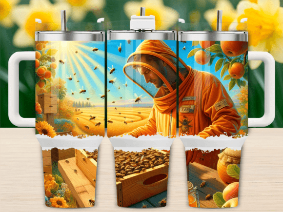 Sunset Harvest Beekeeper: Tumbler Wraps & Graphics Review