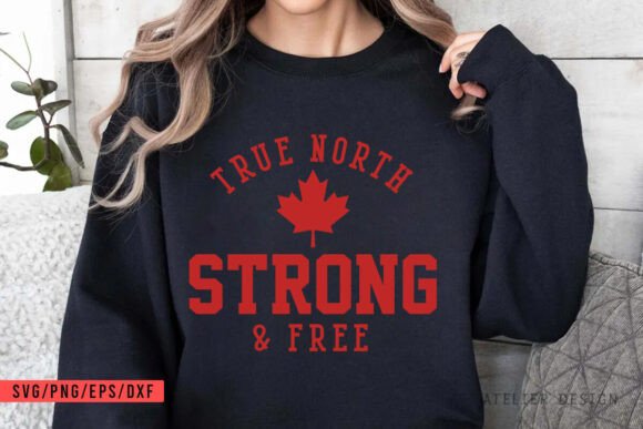 True North Strong Free 3: Graphics & T-Shirt Designs